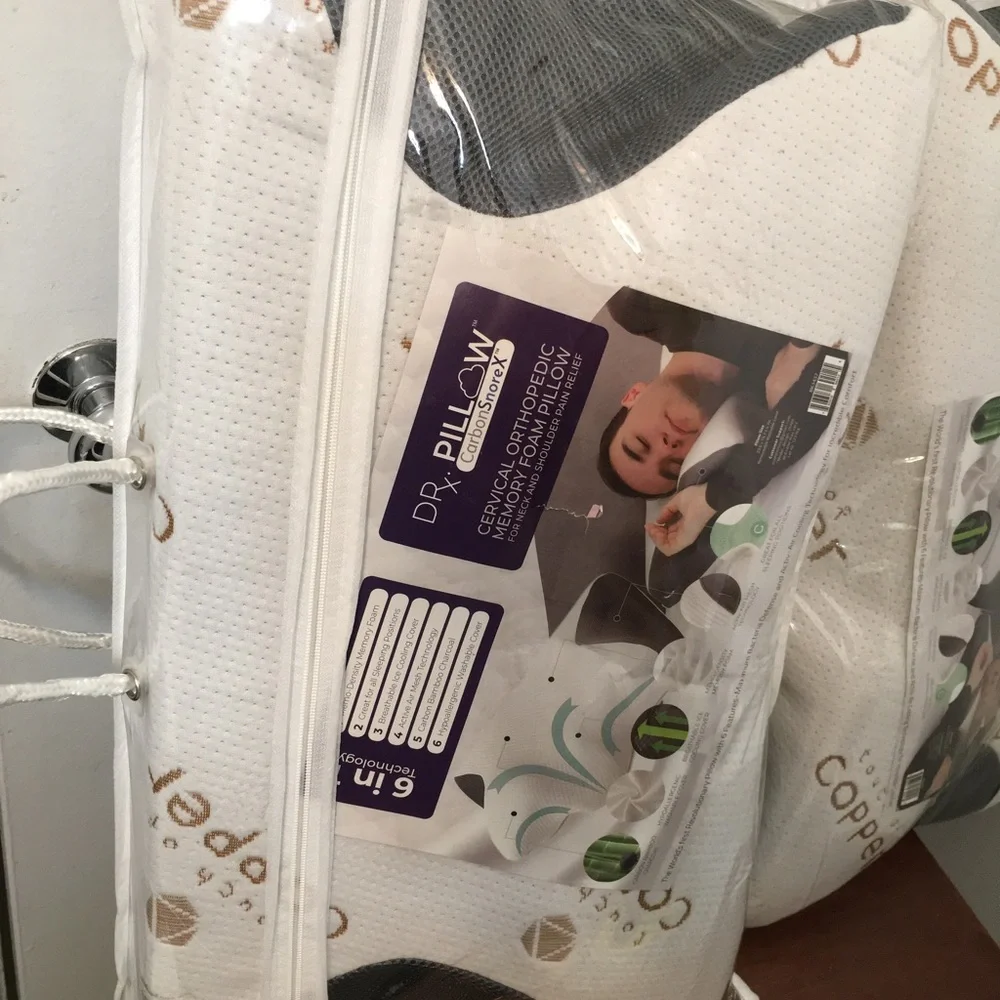 Dr. Pillow Carbon SnoreX Pillow. Cervical Orthopaedic memory foam pillow - Picture 9 of 12